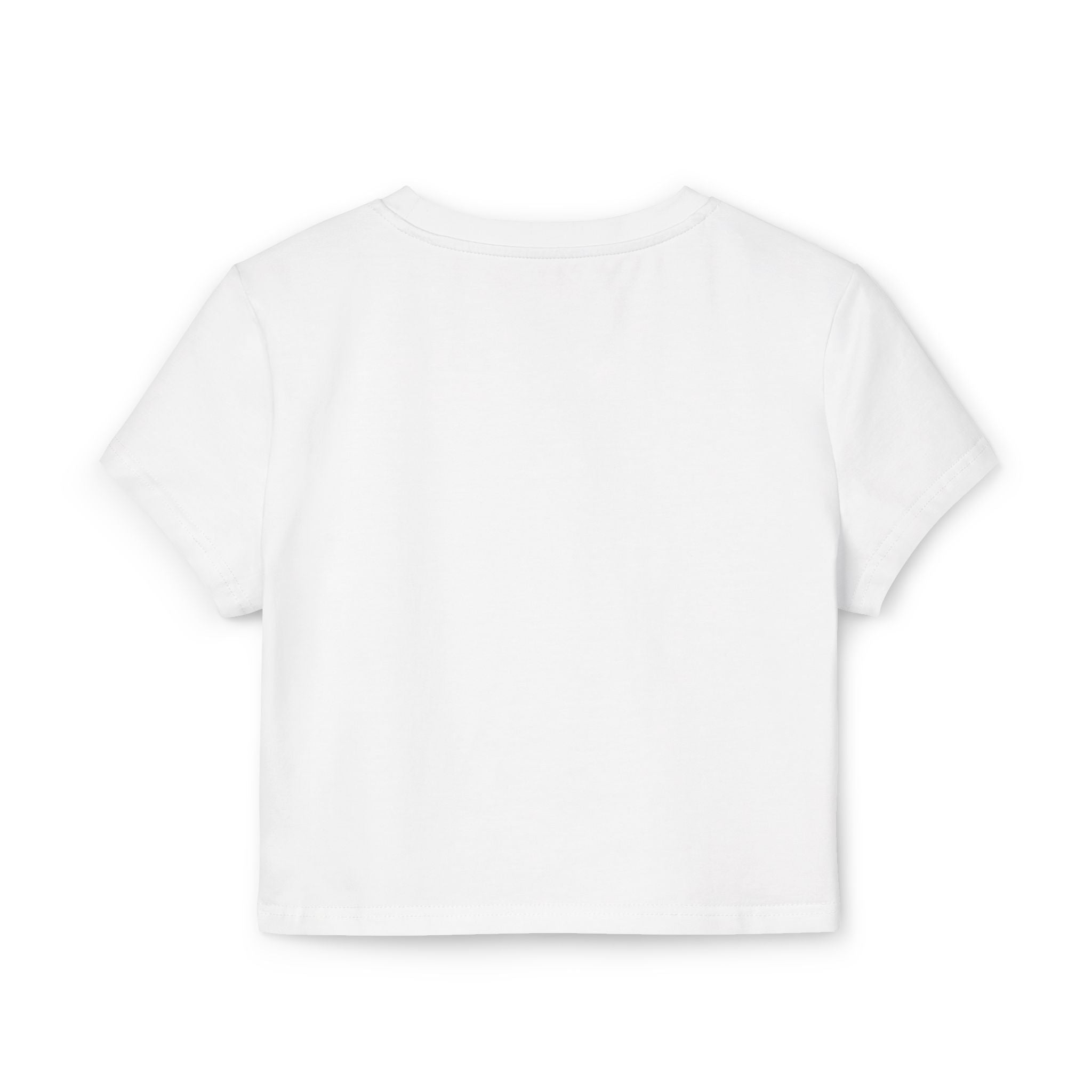 Cartoon Sad Face with Cap Baby Tee | Cute Character Crop Top