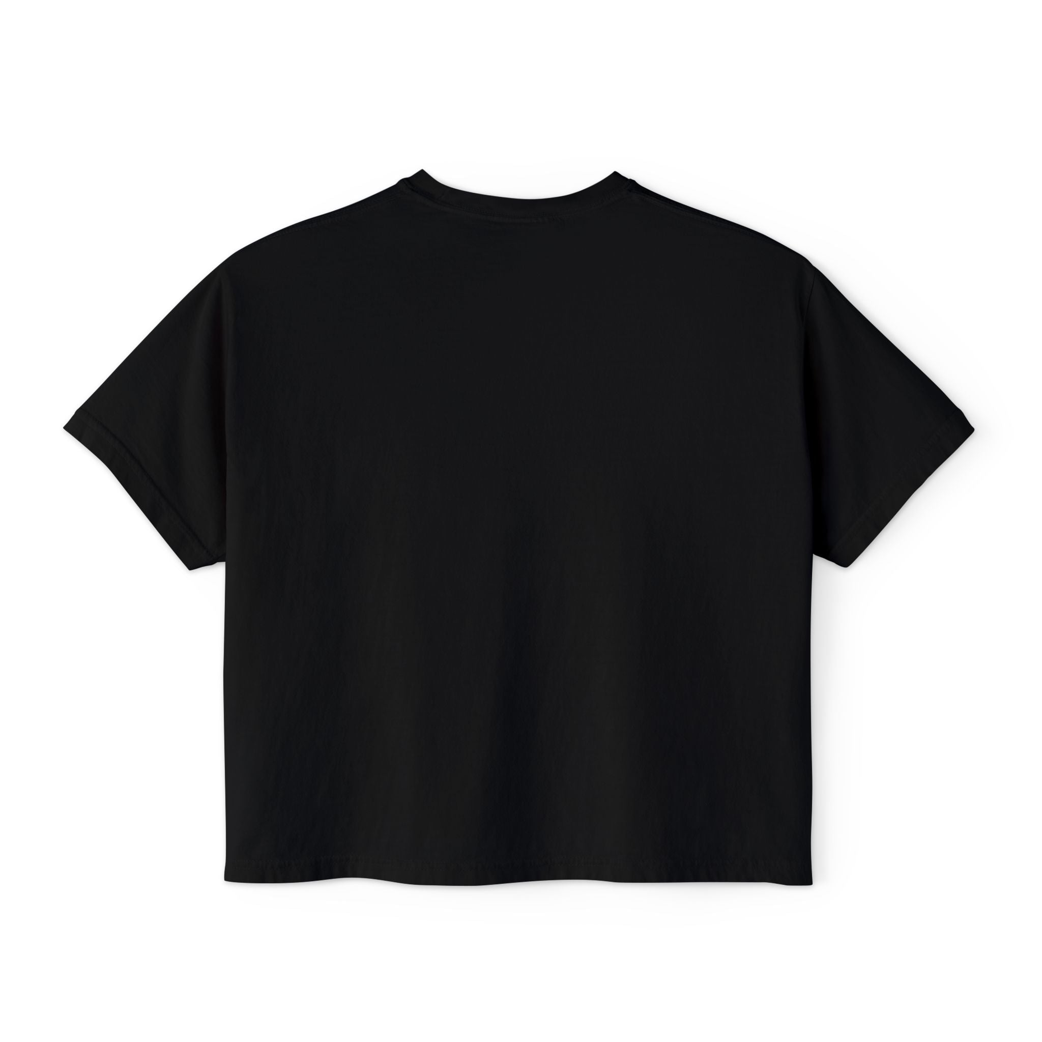 Don't Worry, Eat Cake Women's Boxy Tee — Cute Dessert Graphic T-Shirt