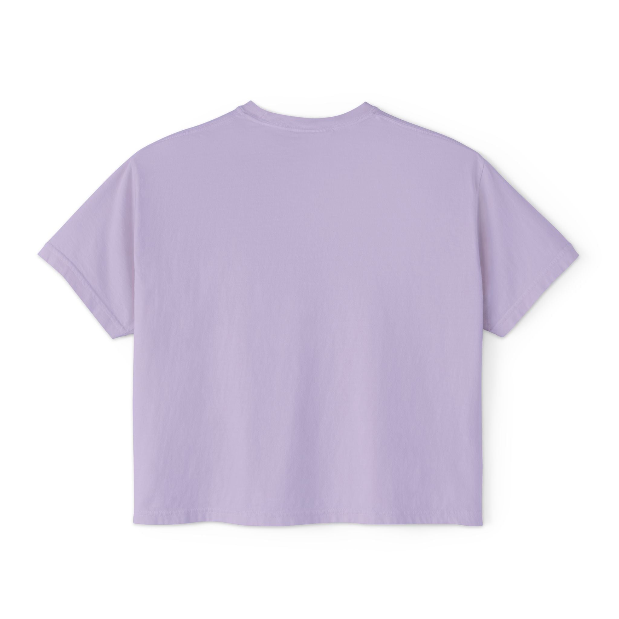 Don't Worry, Eat Cake Women's Boxy Tee — Cute Dessert Graphic T-Shirt
