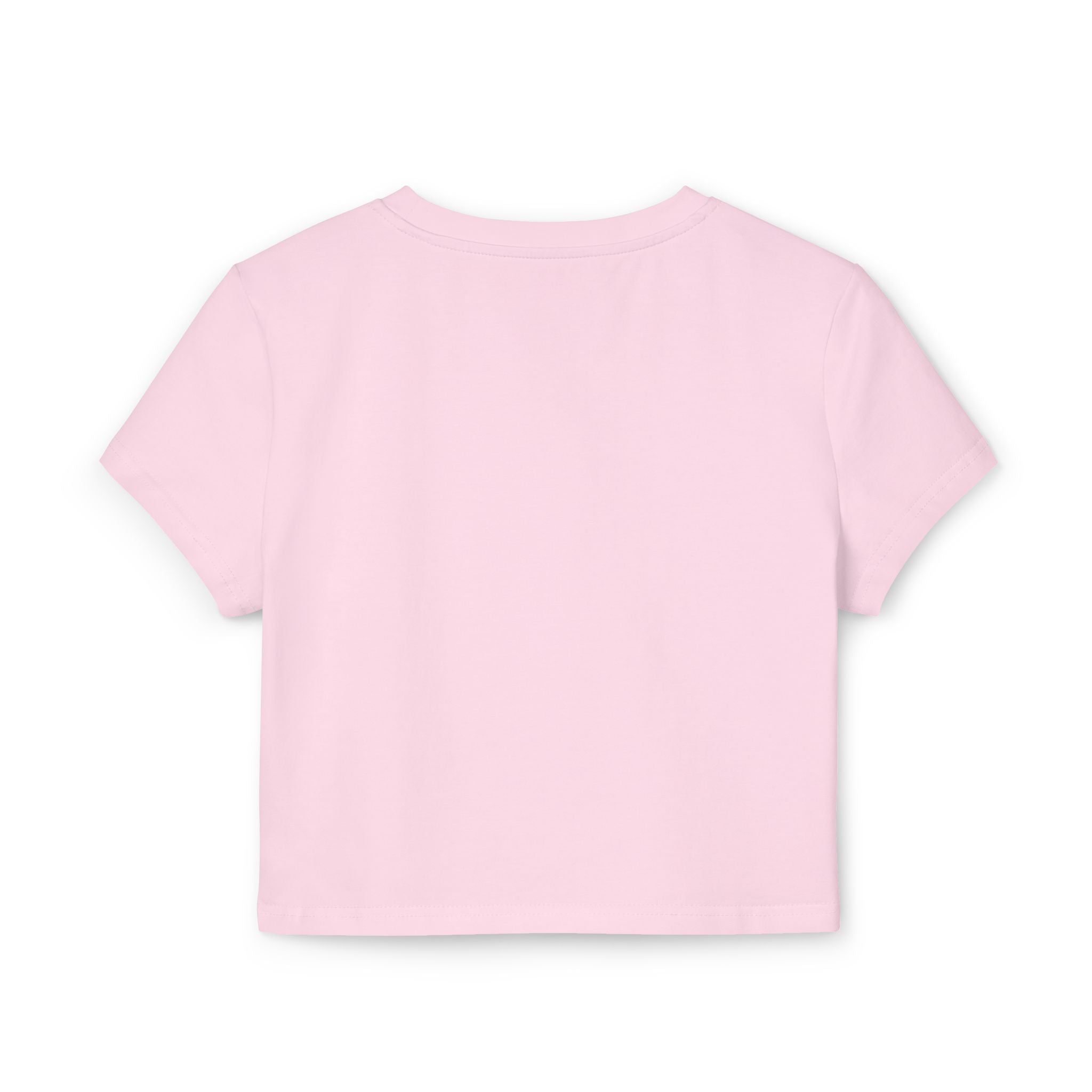 Cartoon Sad Face with Cap Baby Tee | Cute Character Crop Top