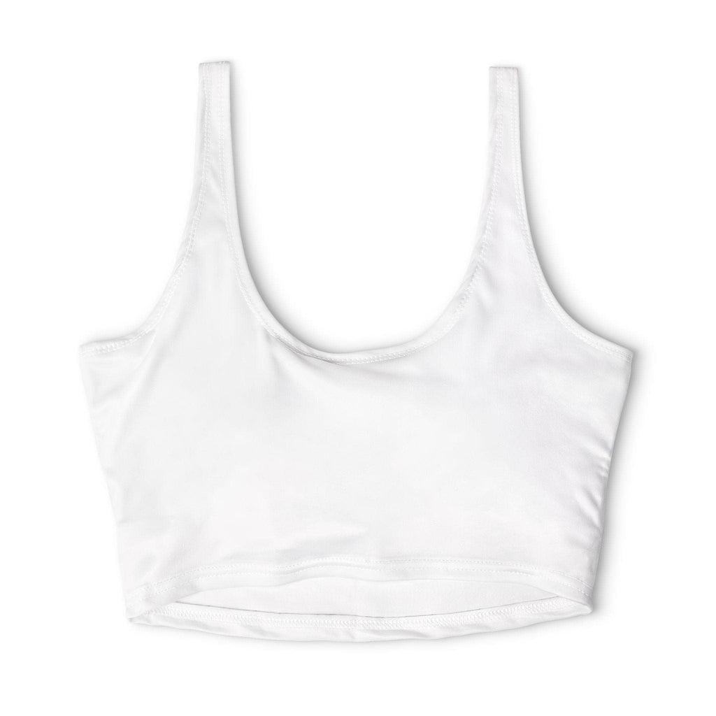 Red Speech Bubble Quote Polyester Sports Bra | Motivational Text Activewear