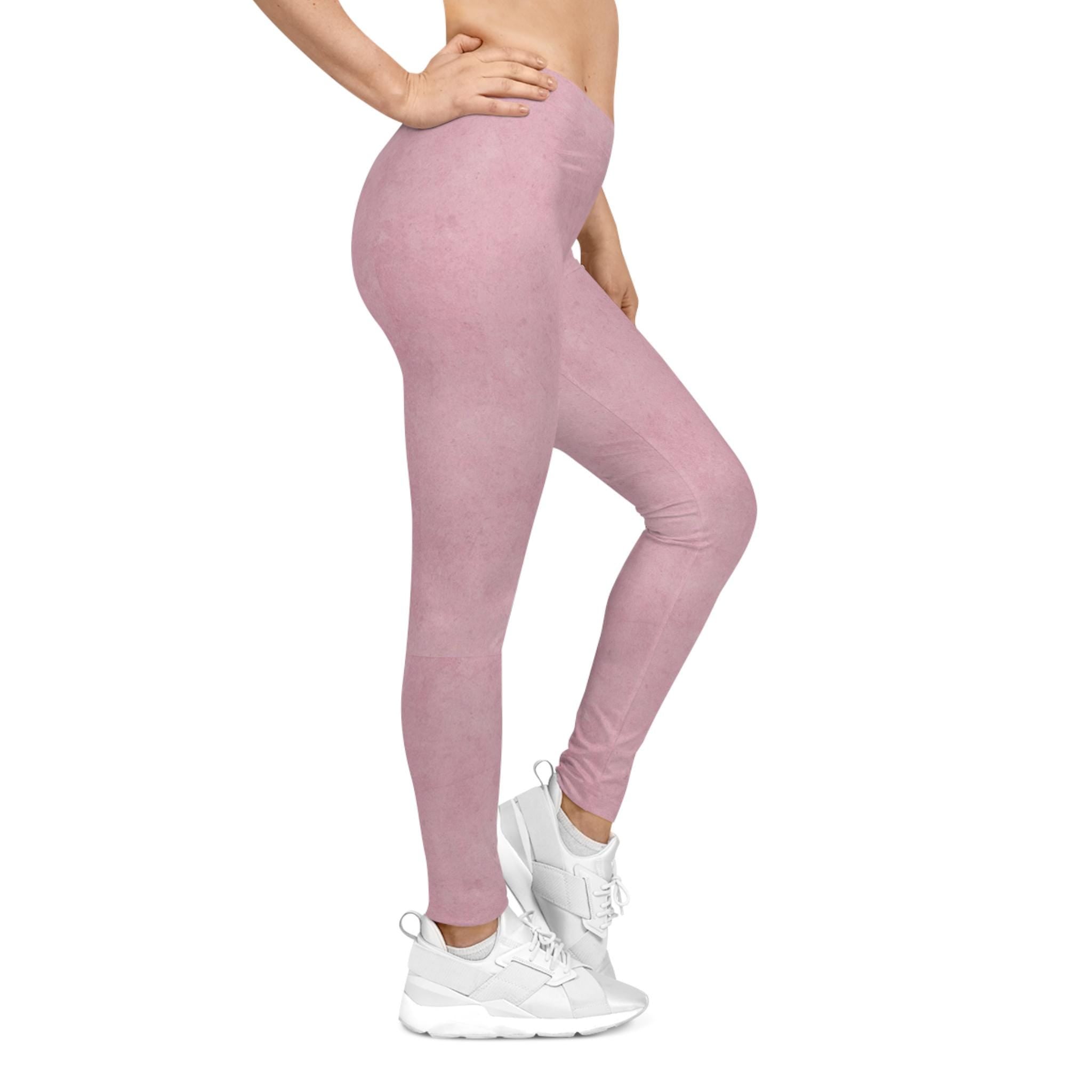 Blush Pink Marble Leggings