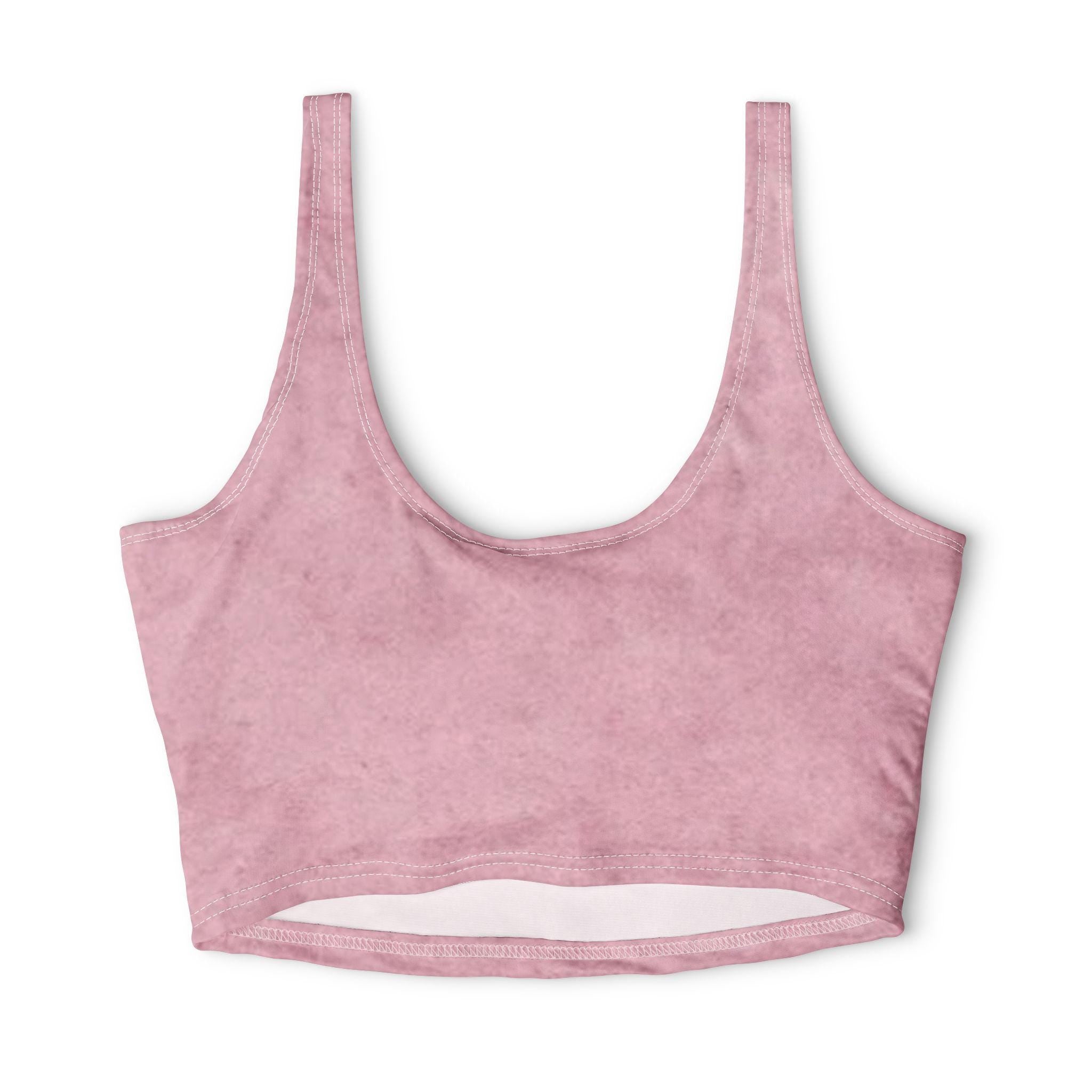 Red Speech Bubble Quote Sports Bra | Inspirational Text Crop Top