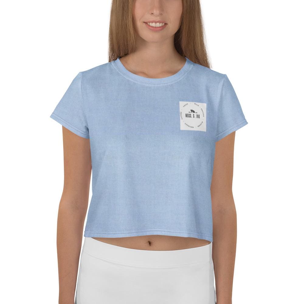 All-Over Print Crop Tee
