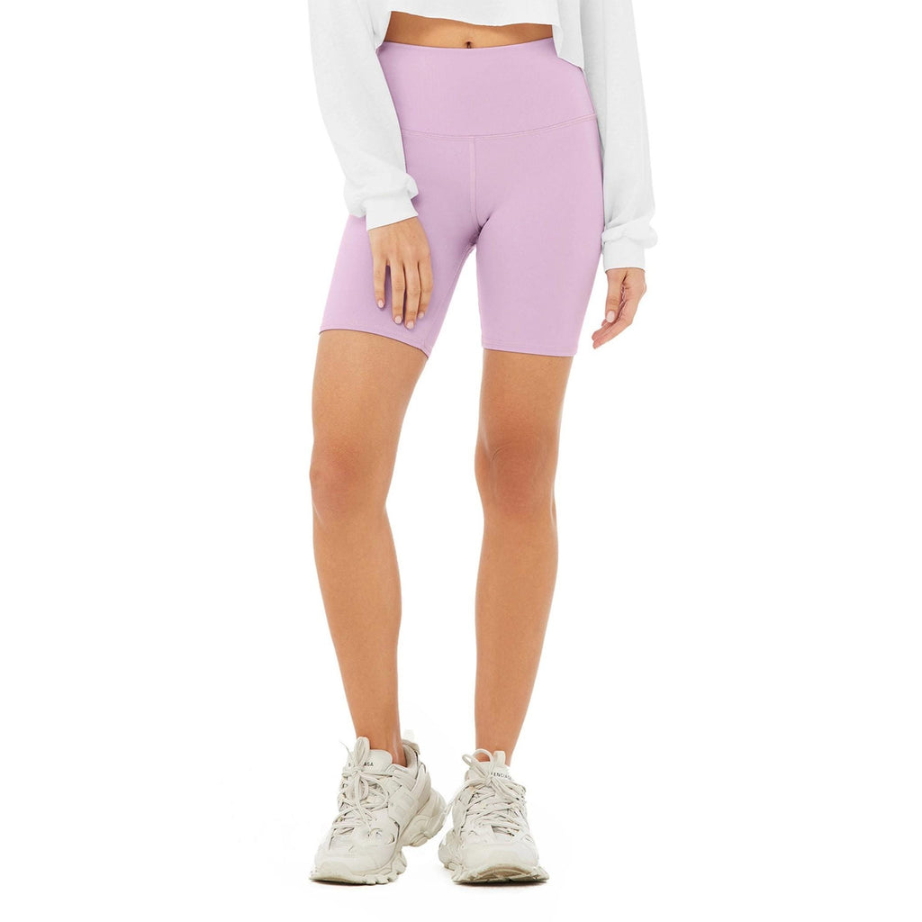 Womens High Waist Biker Shorts