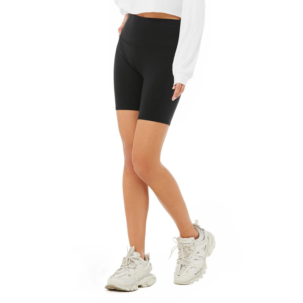 Womens High Waist Biker Shorts