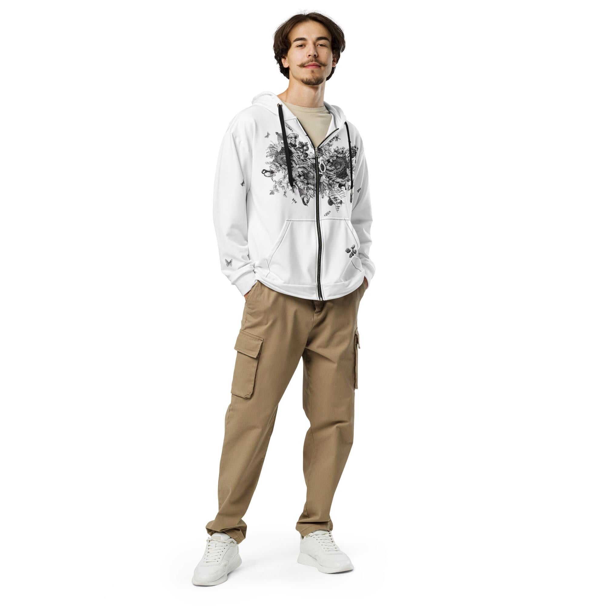 Unisex zip hoodie
