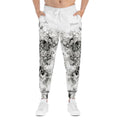 Black Marble Bubble Pattern Joggers | Athletic Joggers