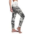 Black White Bubble Marble Leggings | Leggings