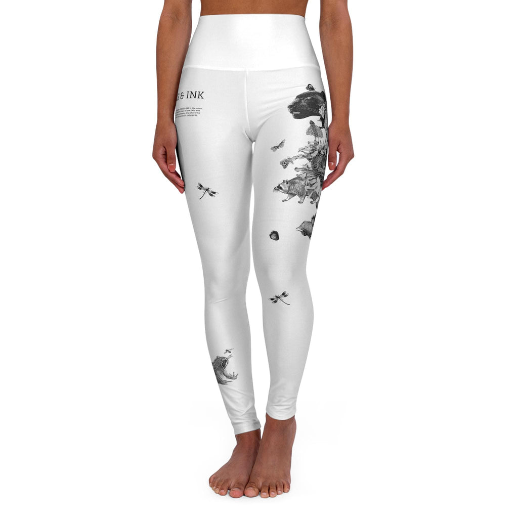Black Ink Splash leggings | Yoga Leggings