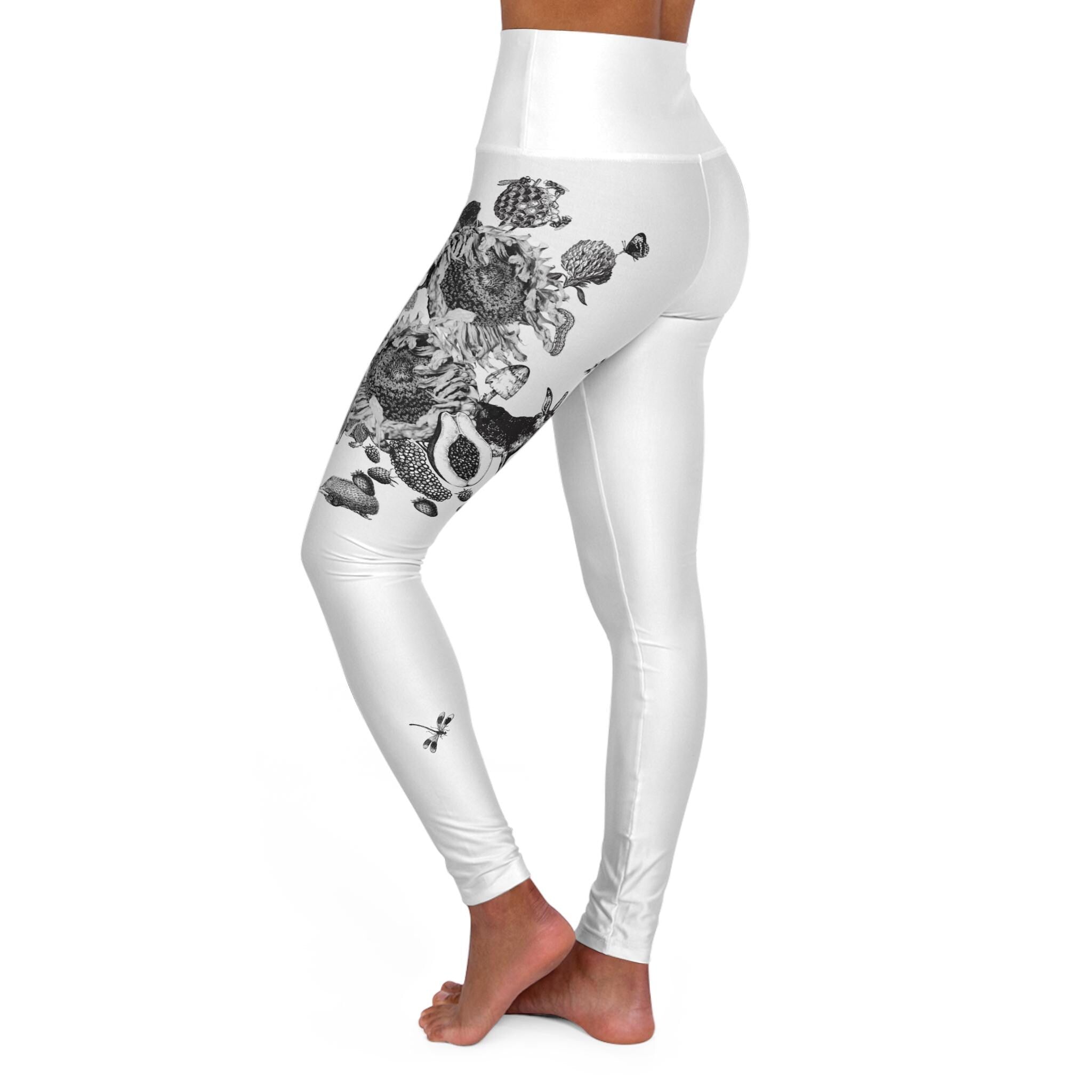 Black Ink Splash leggings | Yoga Leggings