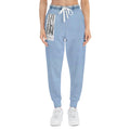 1. Blue Plaid Joggers | Light Blue Tartan Athletic Joggers