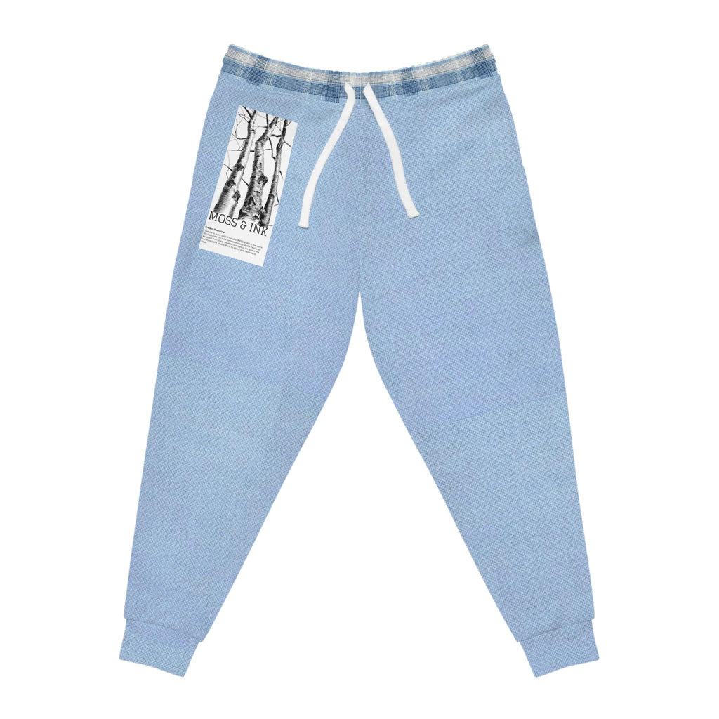 1. Blue Plaid Joggers | Light Blue Tartan Athletic Joggers