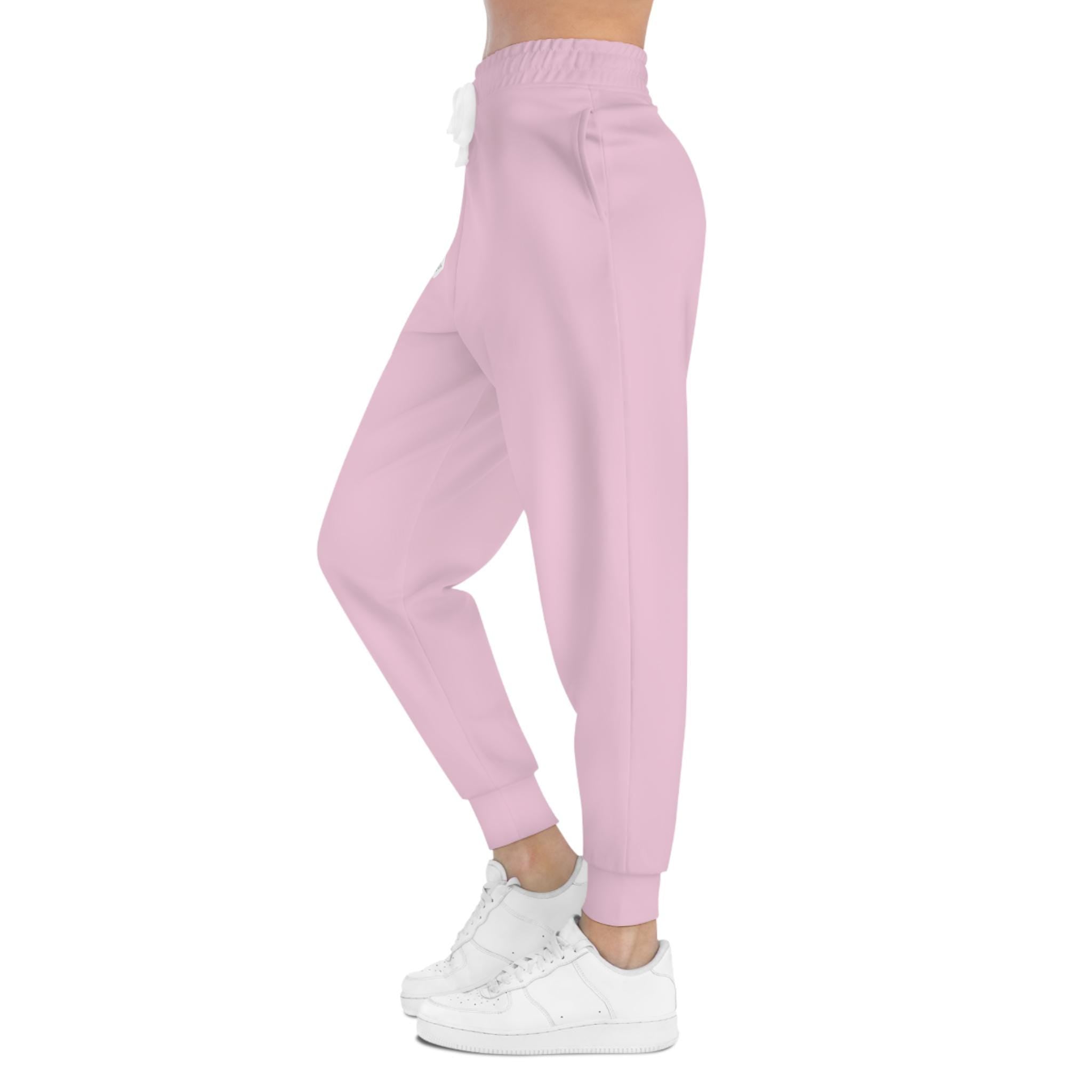 Crying Eye Collage Joggers | Pink Athletic Sweatpants